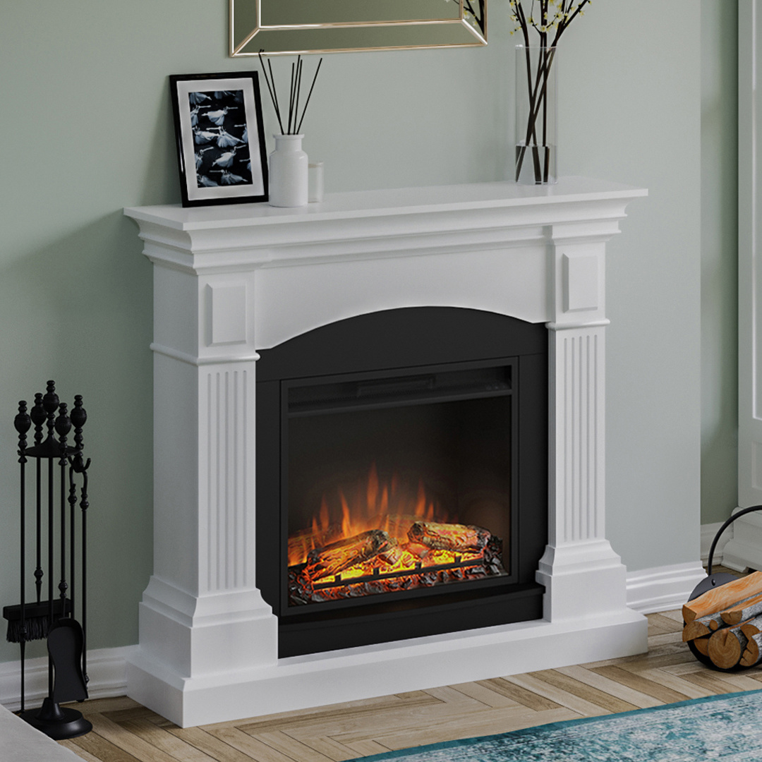 TAGU Magna Pure White met elektrische haard