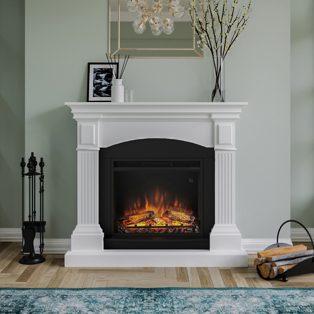TAGU Magna Pure White met elektrische haard