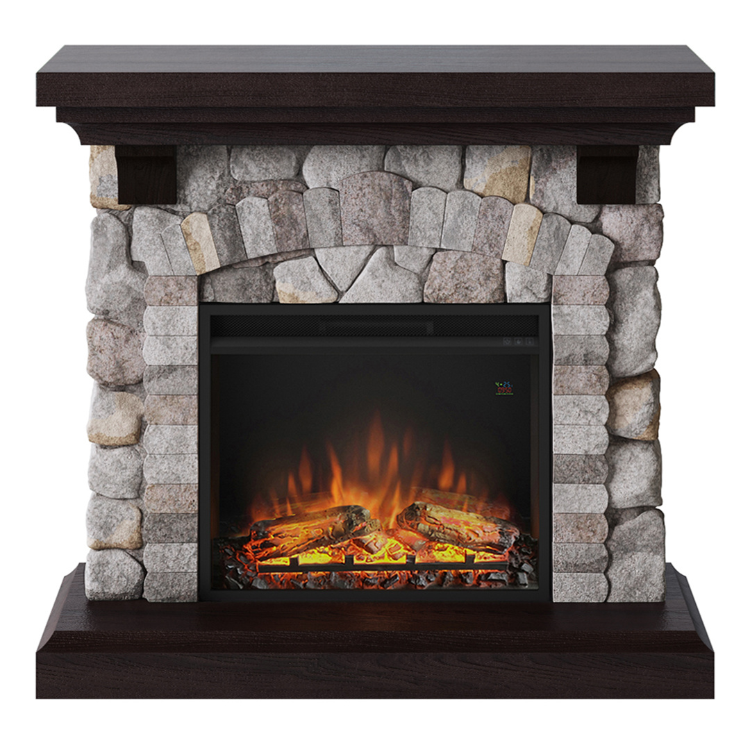 TAGU Reino Rock Grey met elektrische haard