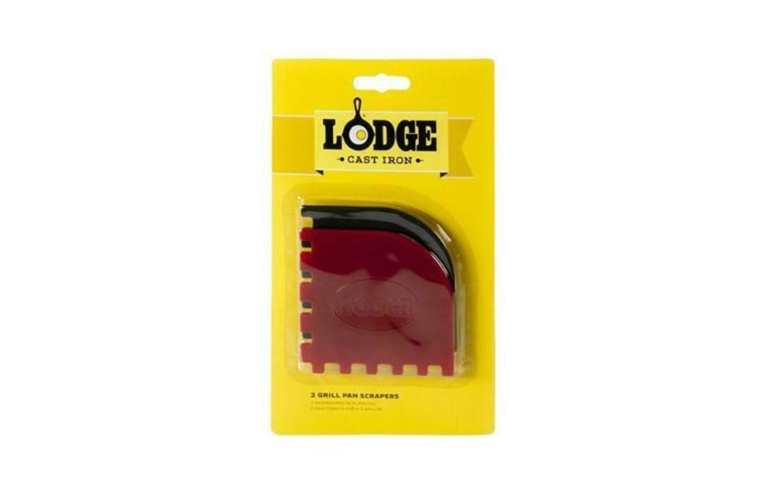Lodge Gietijzerenpan schraper-set 2 stuks