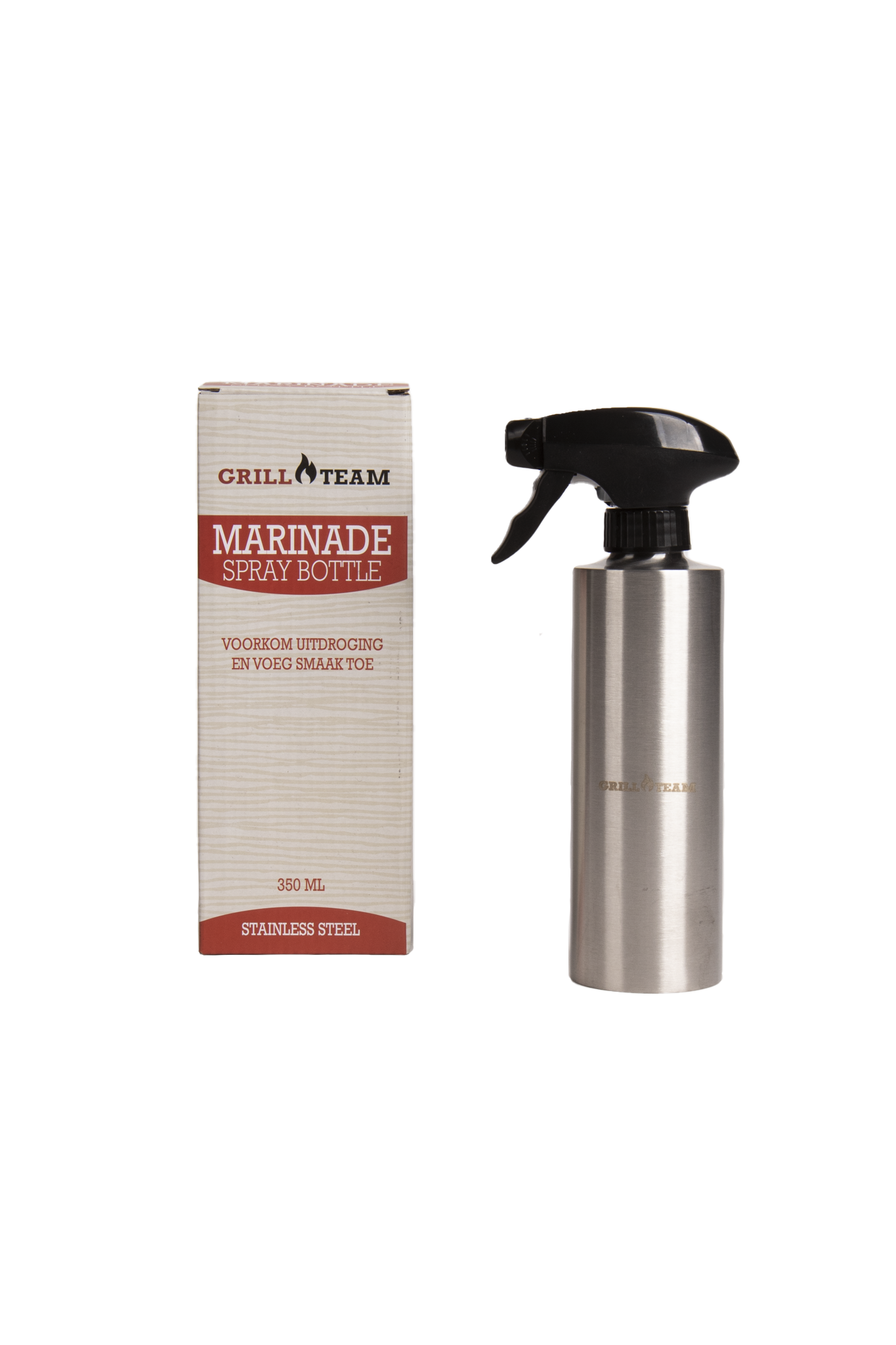 GrillTeam Marinade Spray fles RVS 350 ml