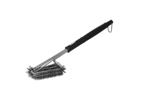 Enders Premium grillborstel met stalen haren