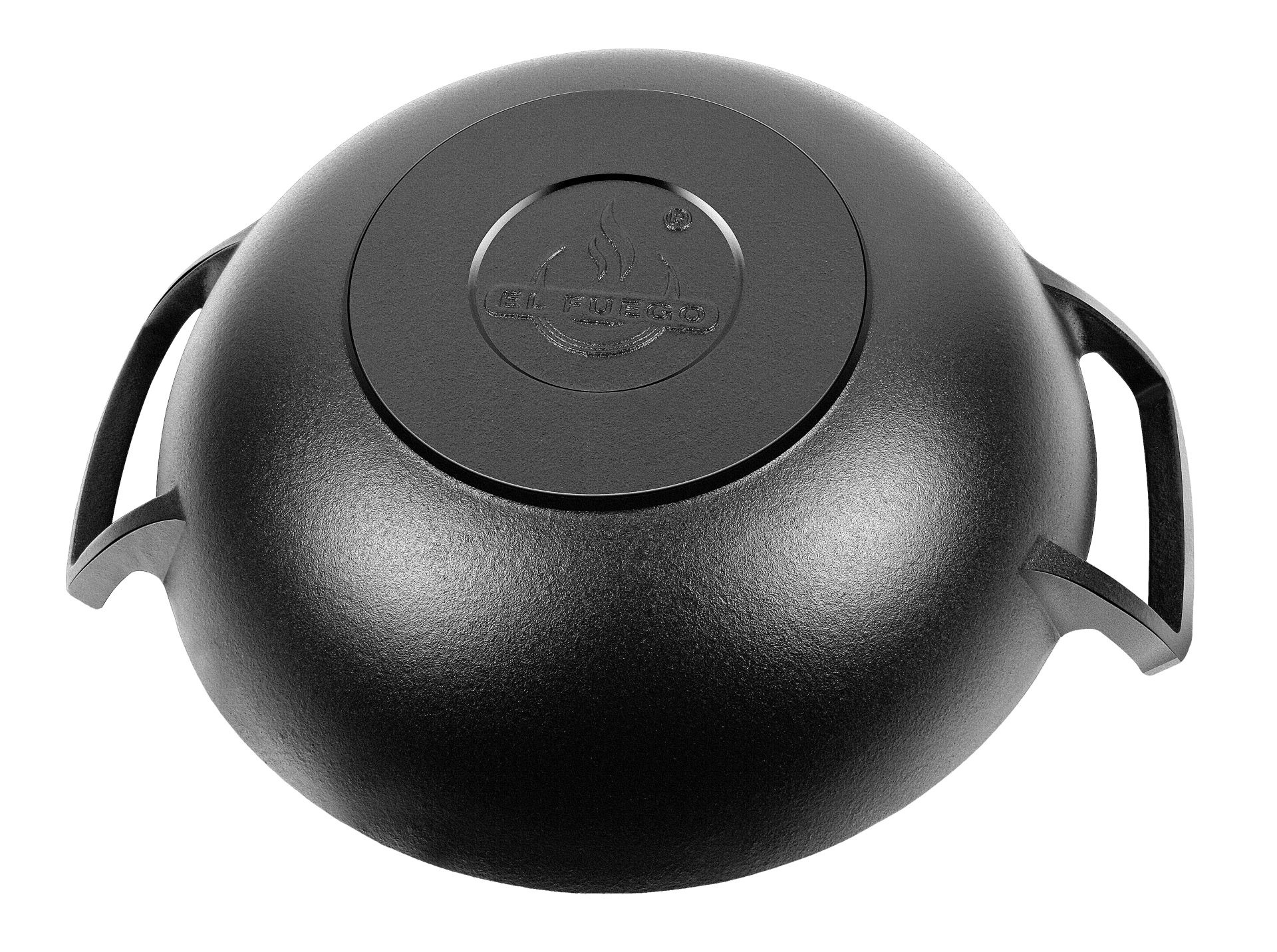 El Fuego gietijzeren Wokpan 31,5 cm