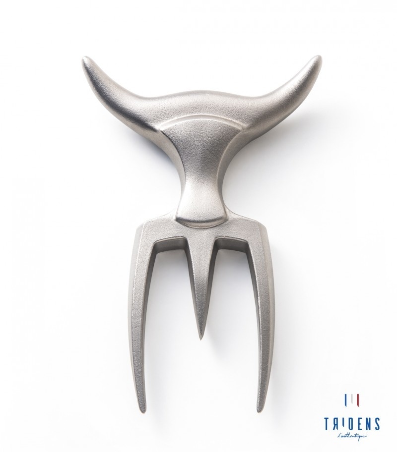 Tridens Raw Brushed Fork built-in beechwood base