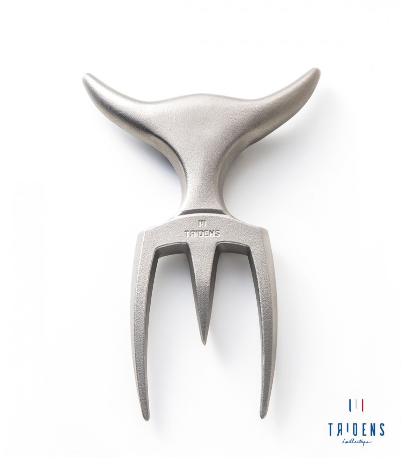 Tridens Raw Brushed Fork built-in beechwood base