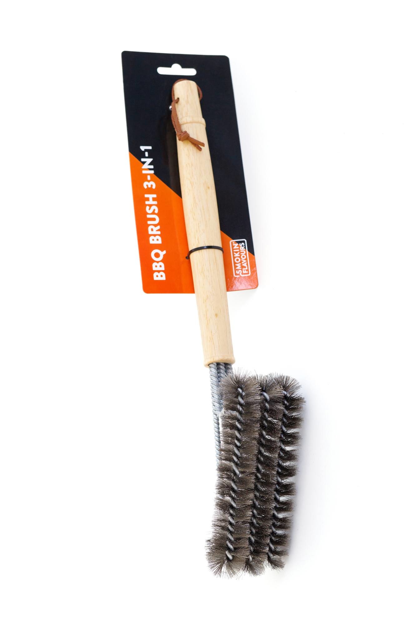 Smokin’ Flavours BBQ borstel 3-in-1