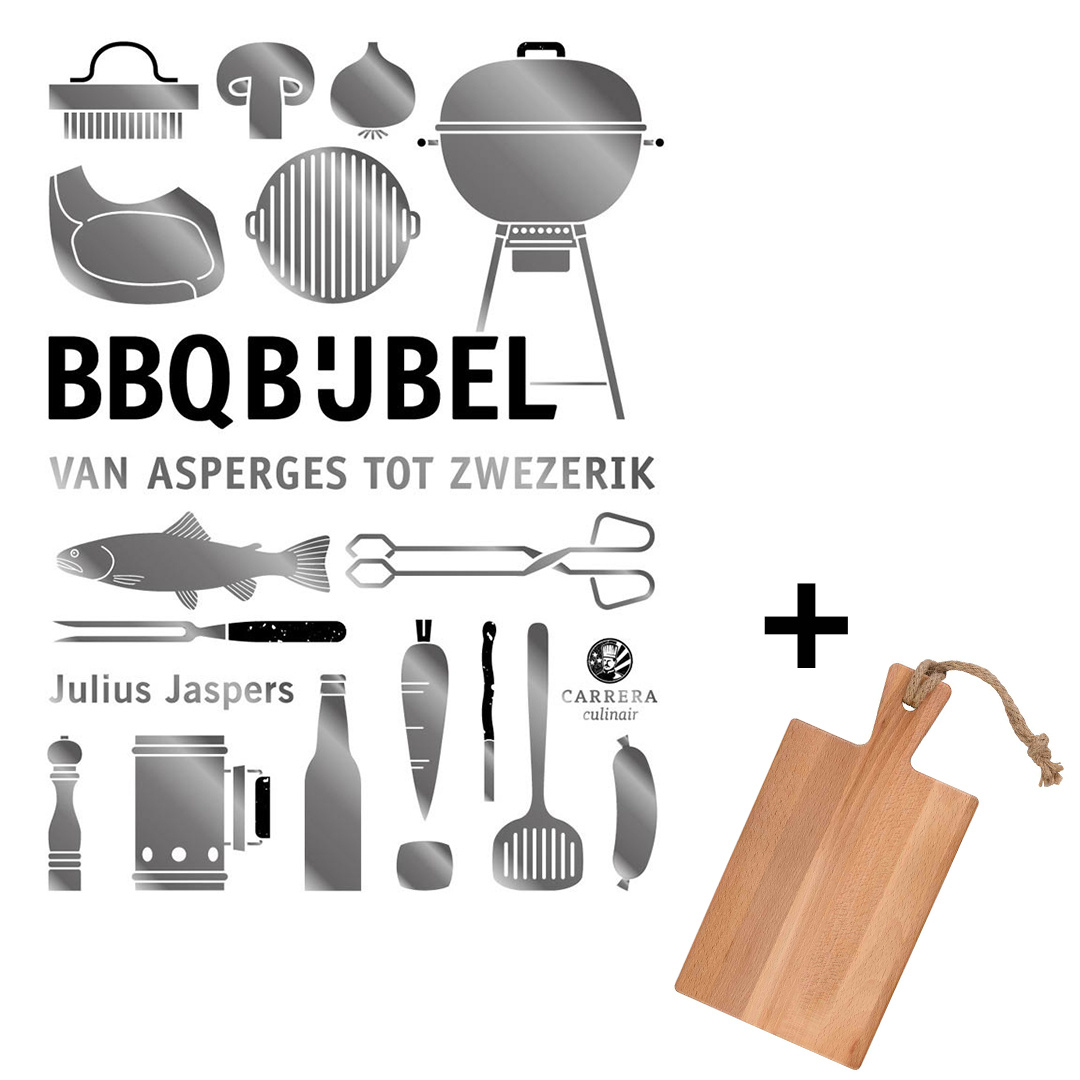 BBQBijbel Jubileum editie - Met Beuken serveerplank