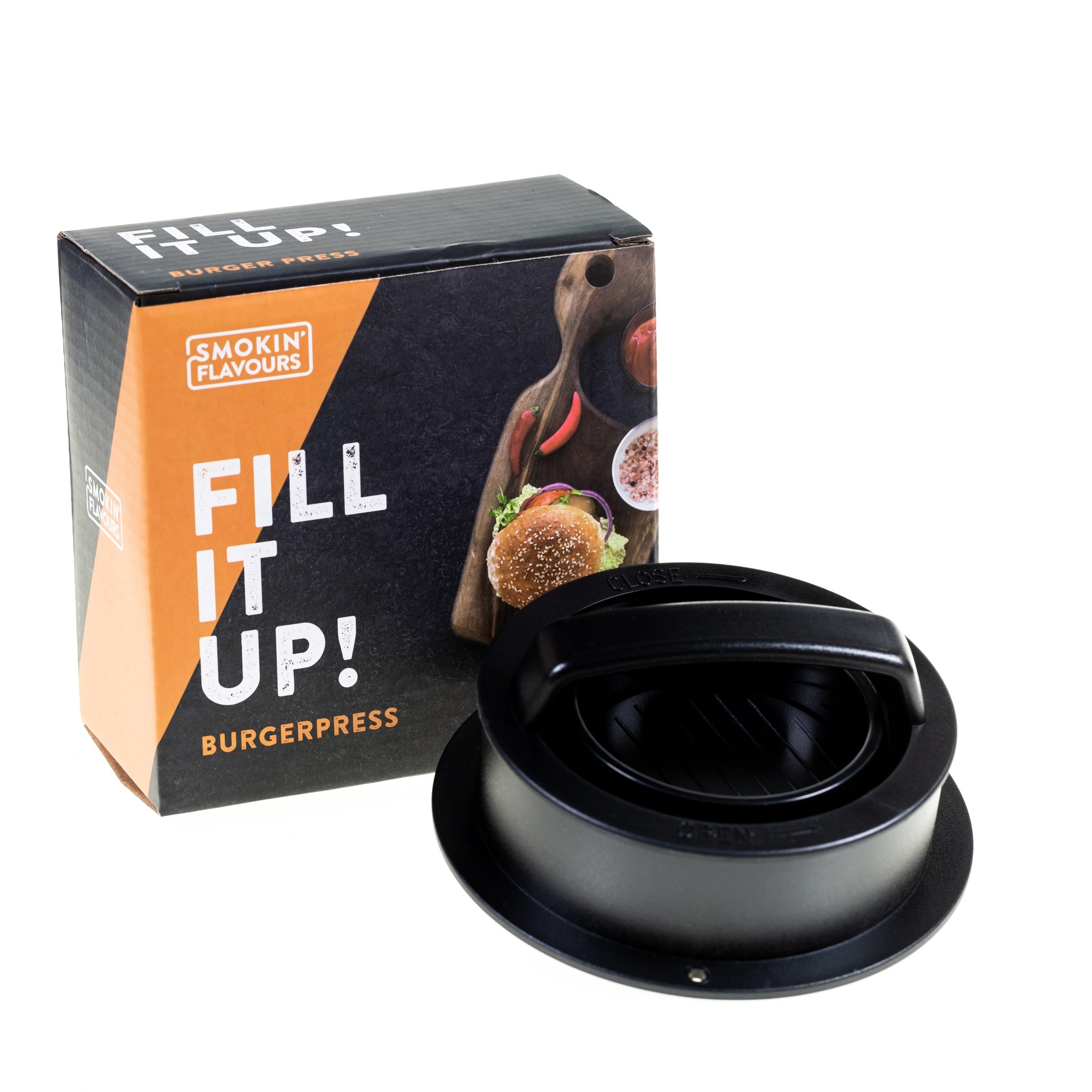 Smokin’ Flavours Burgerpers van kunststof