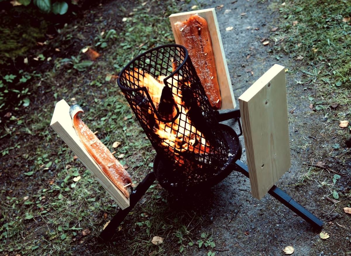 Mustang Visrooster Grill Set Loimu