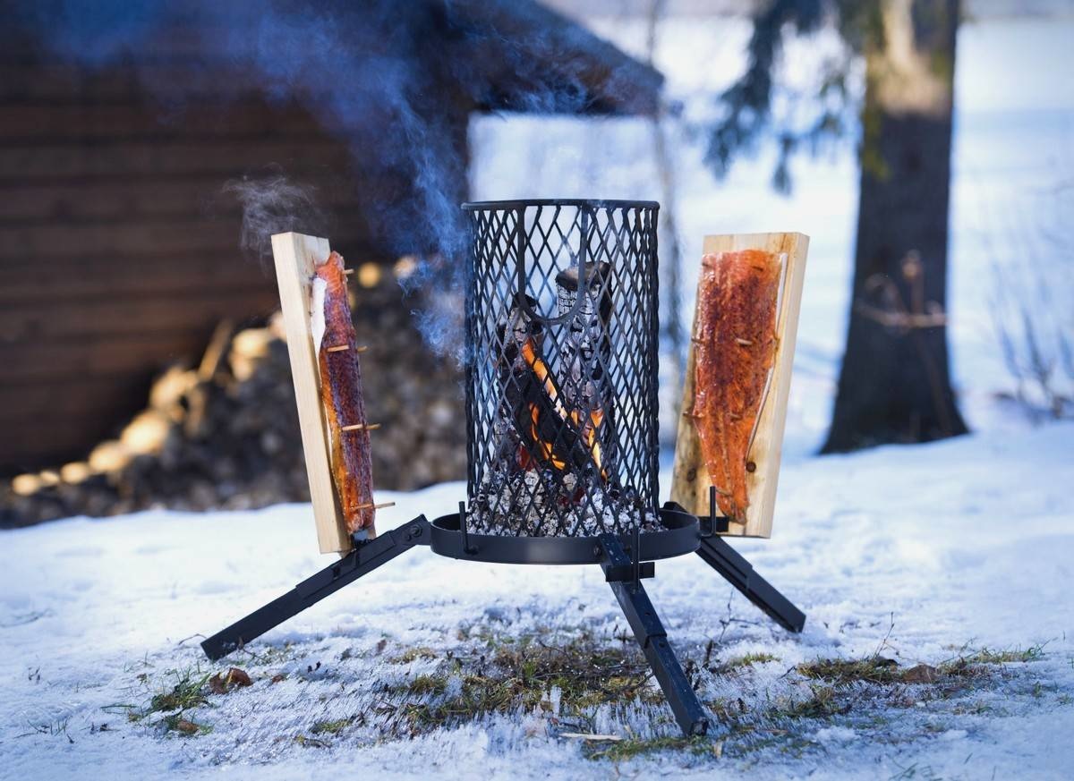 Mustang Visrooster Grill Set Loimu