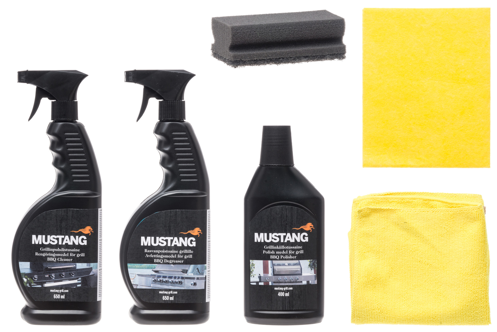 Mustang Reiniging set voor barbecue