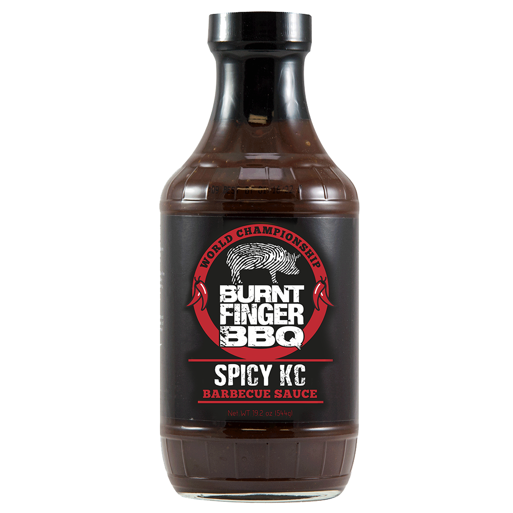Burnt Finger Spicy KC BBQ sauce 544g