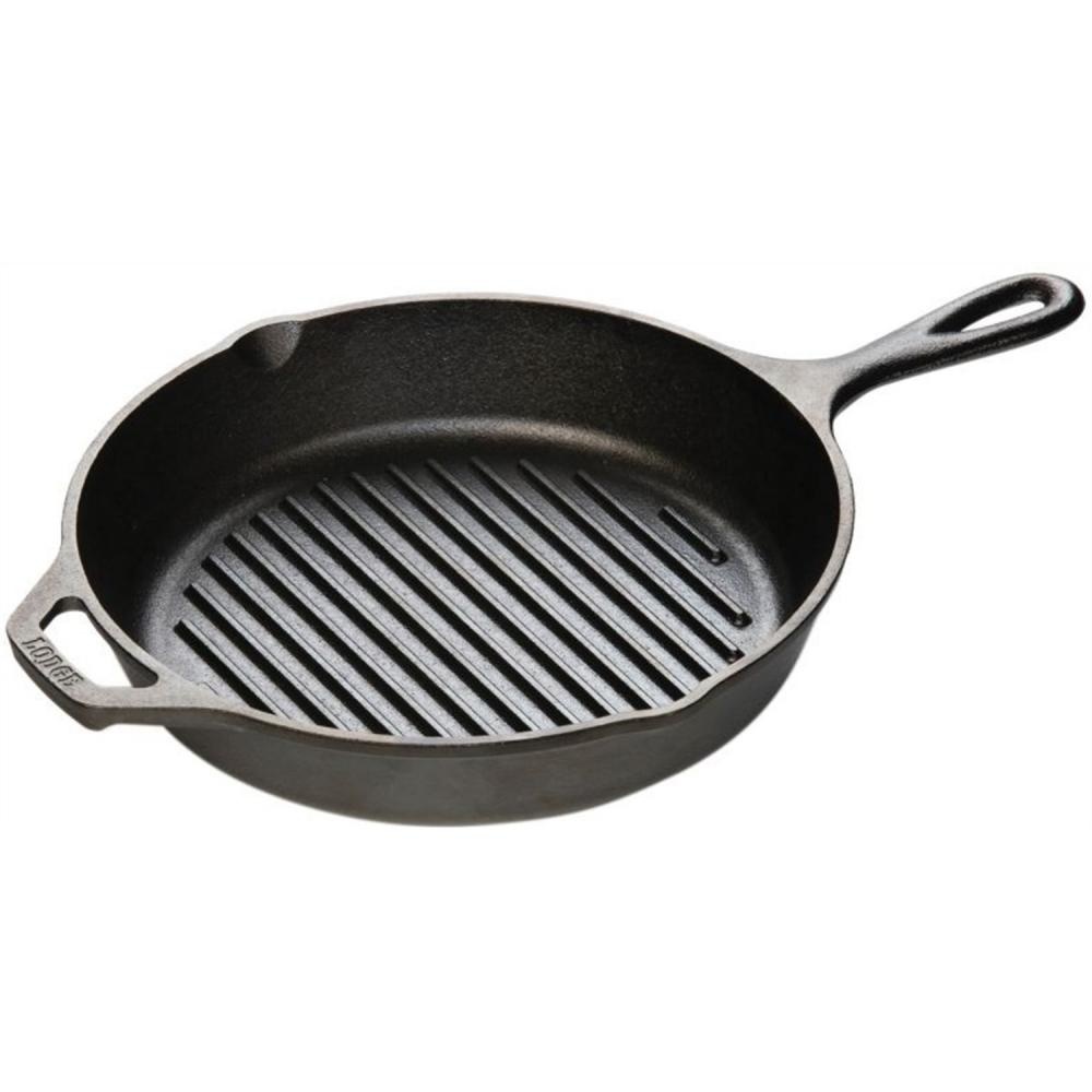 Lodge gietijzeren grillpan 26 cm
