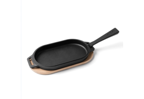 Ooni Sizzler Gietijzeren Pan met onderzetter