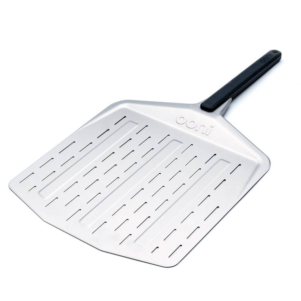 Ooni 14″ Luxe Pizza Peel, geperforeerde pizzaschep