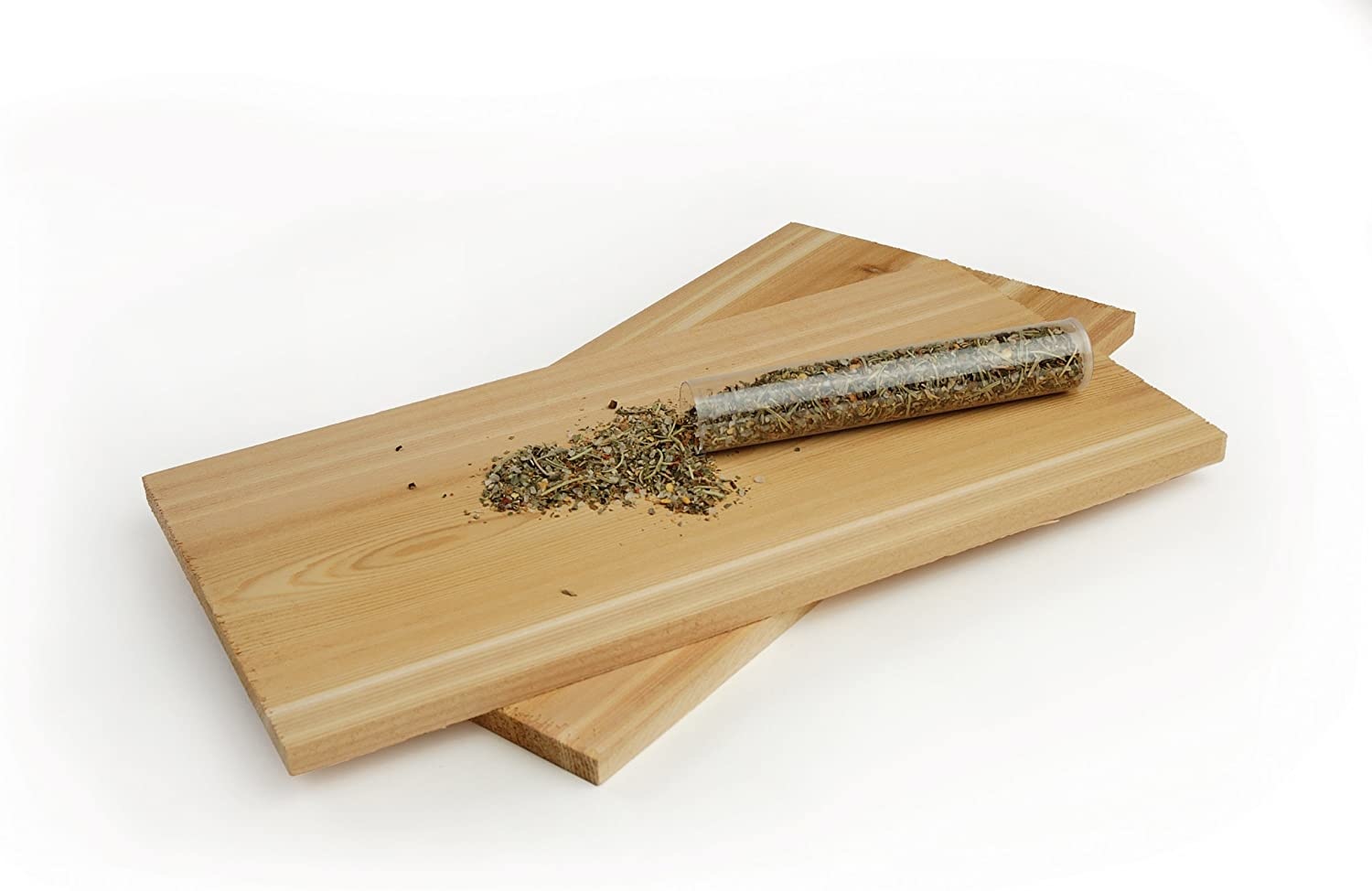 Steven Raichlen Cederhouten planken met kruiden Rub Set van 2