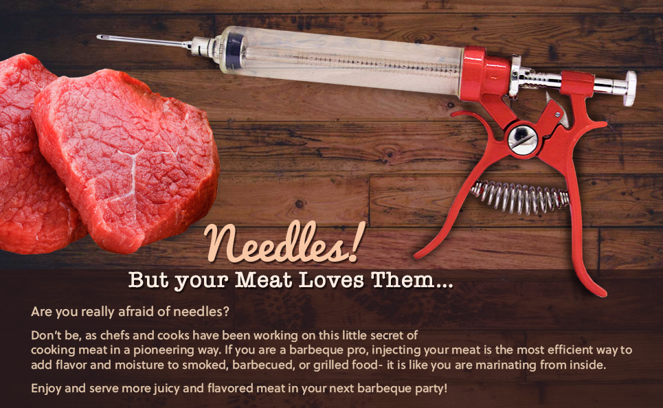 Butcher BBQ Pistol Grip Injector