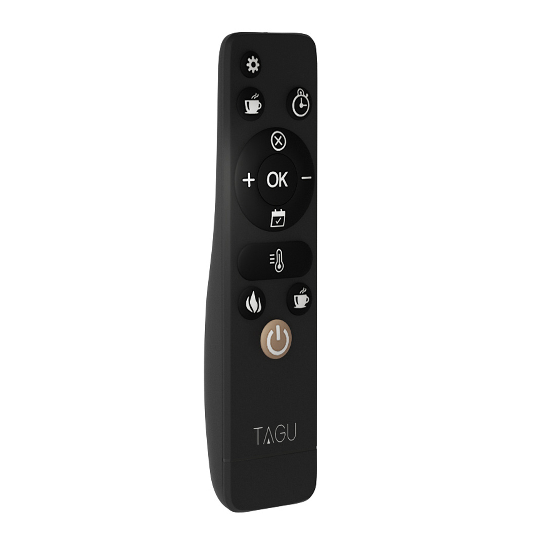 TAGU Larsen Deep Black met elektrische haard