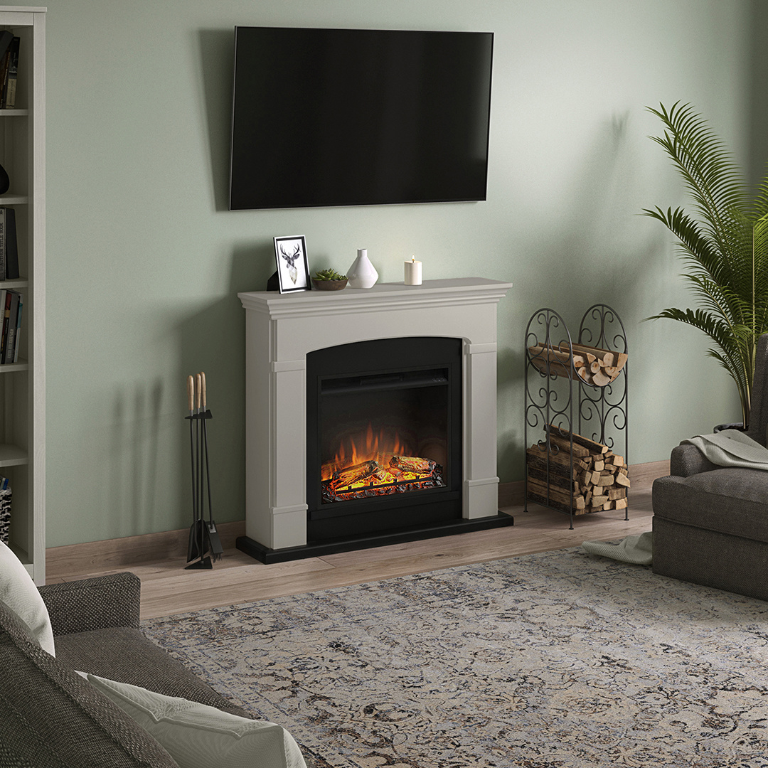 TAGU Helmi Light Beige met elektrische haard