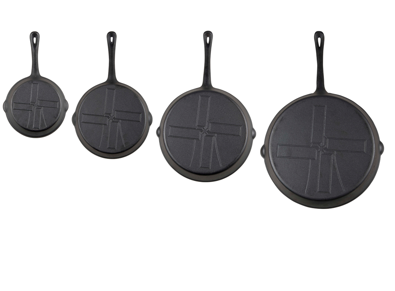 The WindmiThe Windmill Complete Koekenpan set - Skillet 4-Packll Complete Koekenpan - Skillet 4-Pack