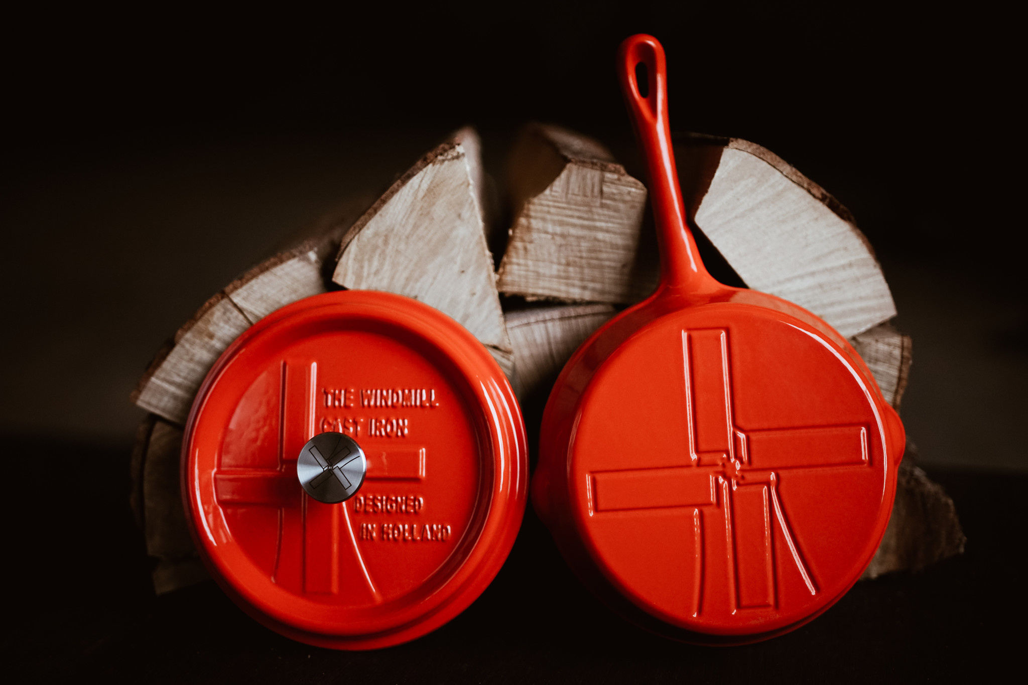 The Windmill Premium Emaille Skillet Extra