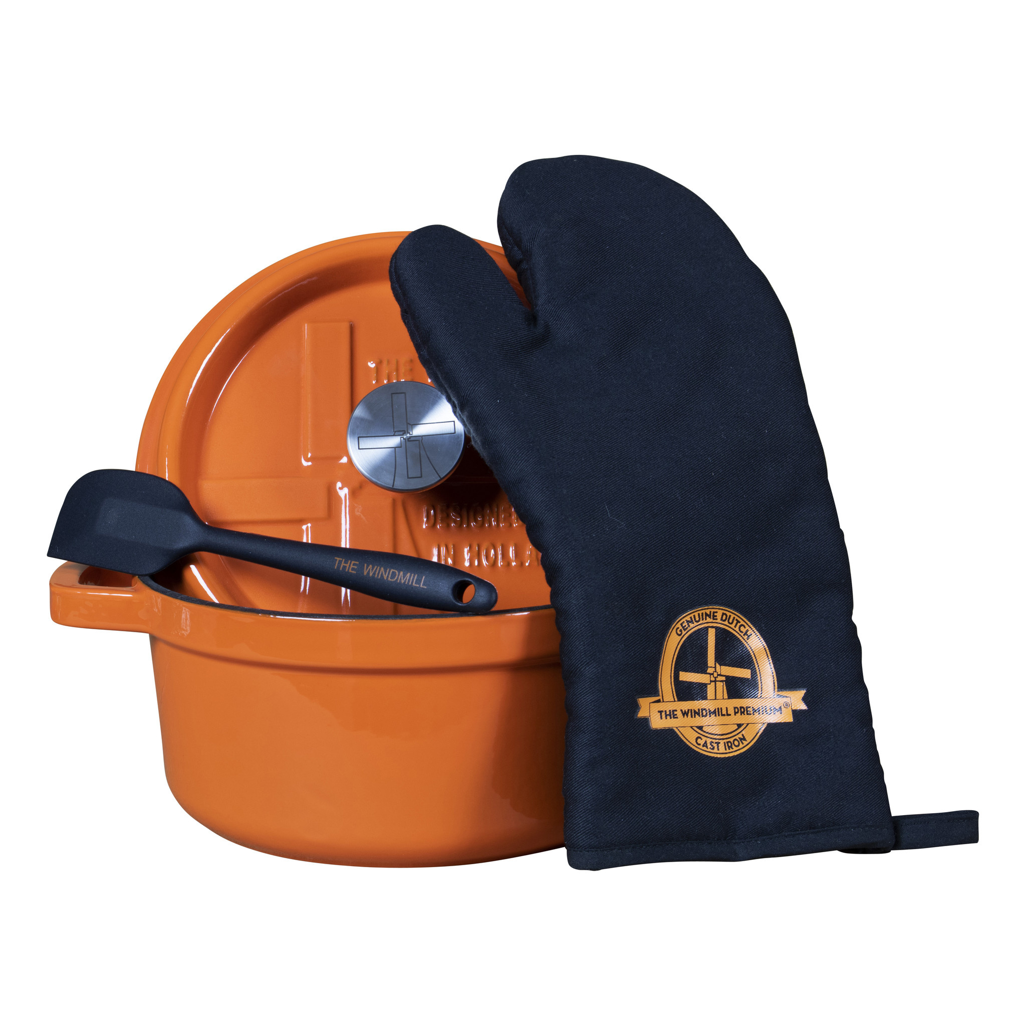 The Windmill Premium Emaille BBQ Pan Medium