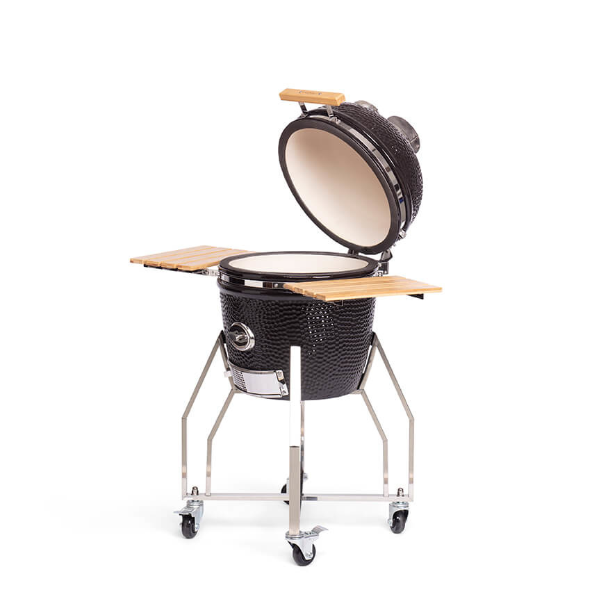 Yakiniku 16'' kamado Medium met onderstel en zijtafels