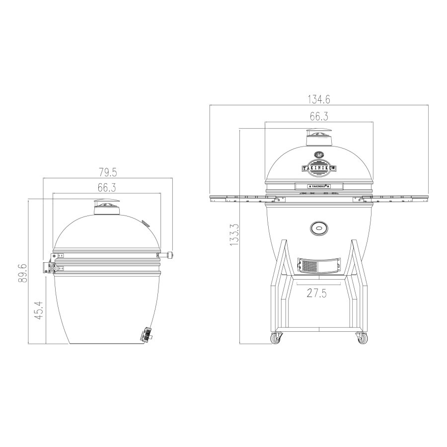 Yakiniku 22'' kamado XL Solo