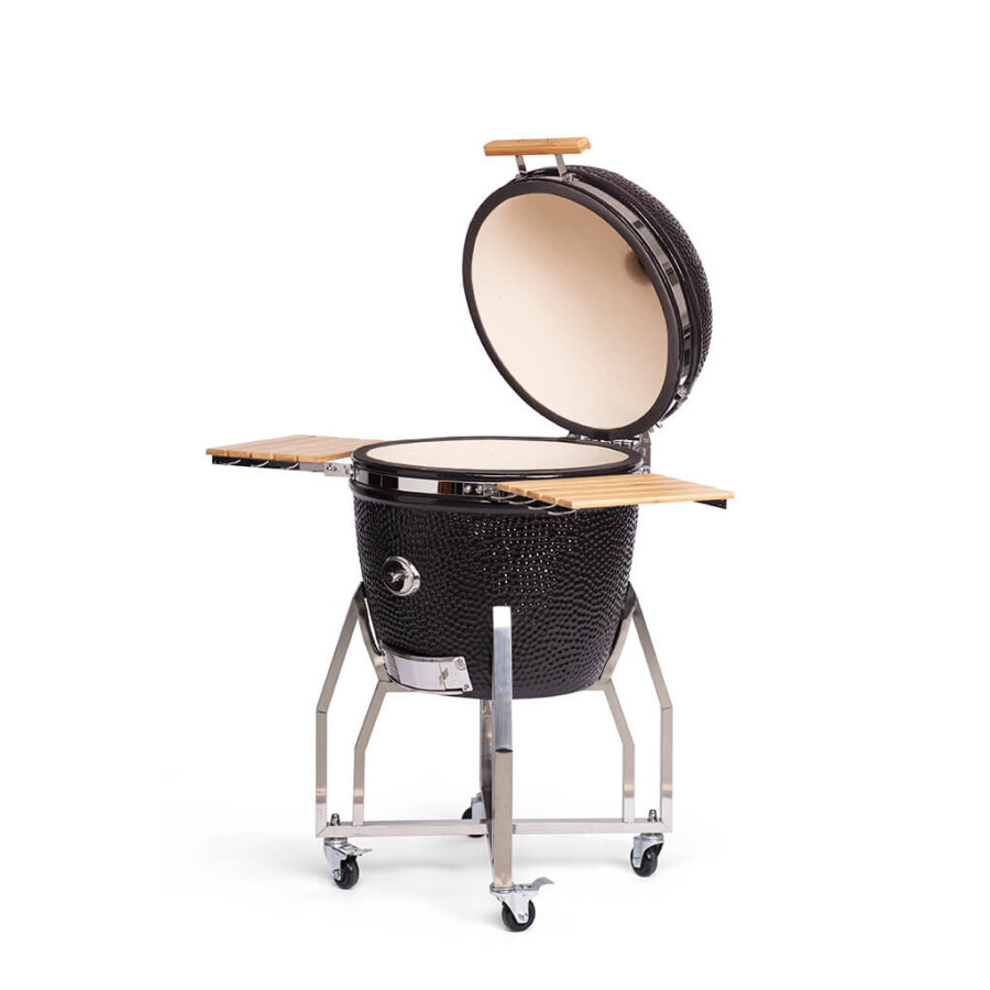 Yakiniku 22'' kamado XL met onderstel en zijtafels