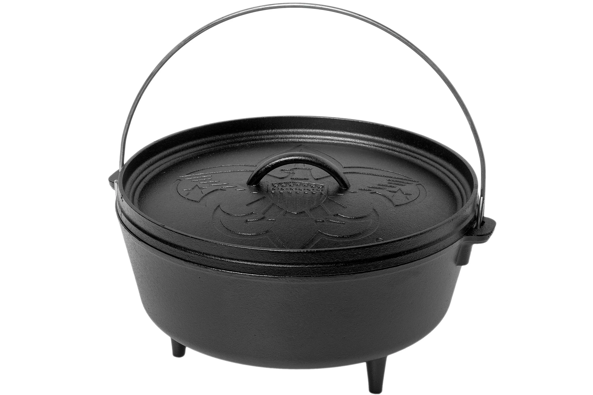 Lodge Camp Dutch Oven Boy Scout Logo 5,68 liter - 30,48 cm