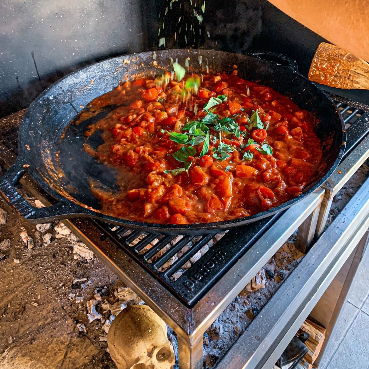 Valhal Koekenpan - skillet 50 cm met 2 ronde handgrepen
