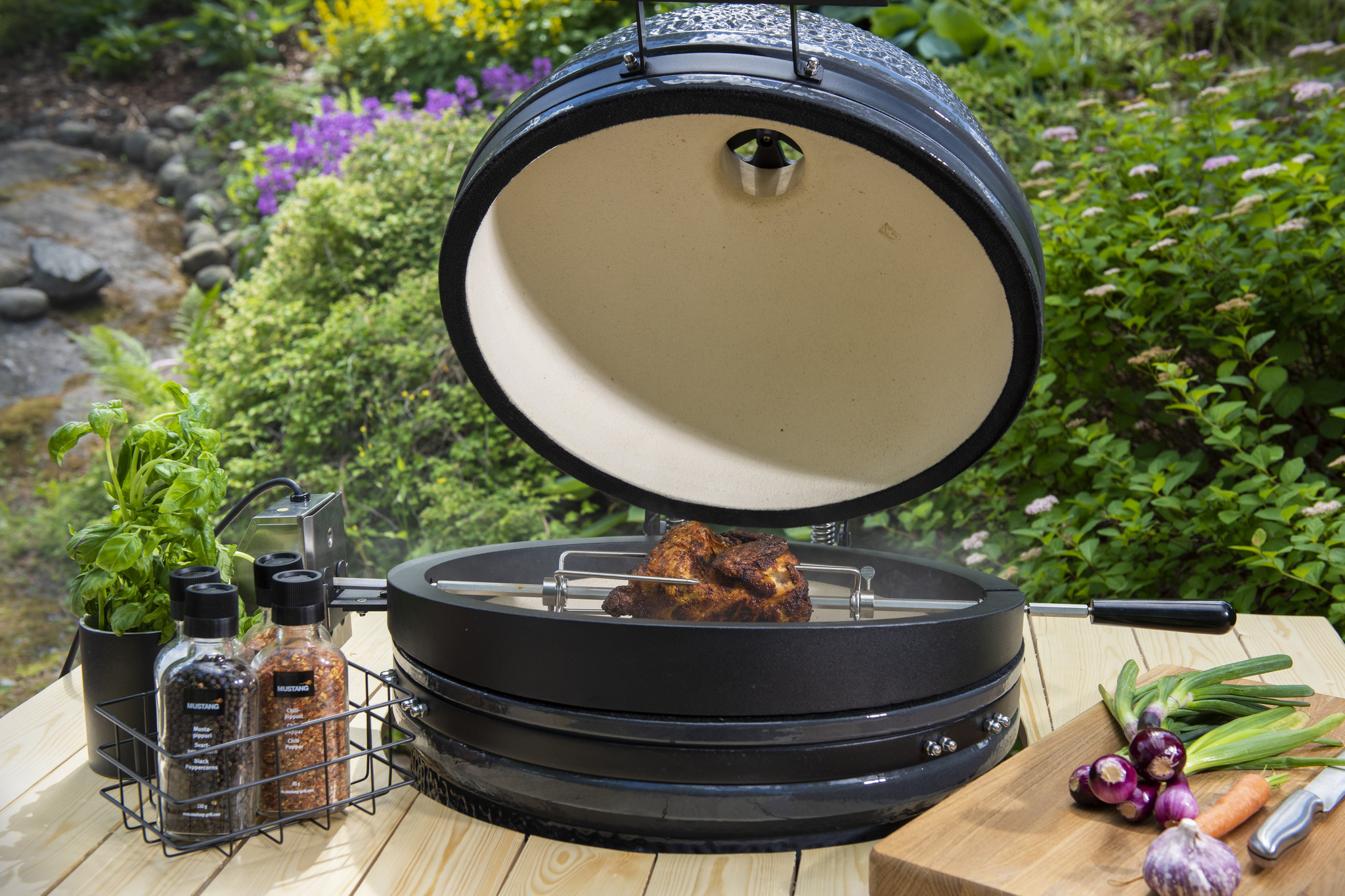 Mustang Rotisserie kit voor Kamado L