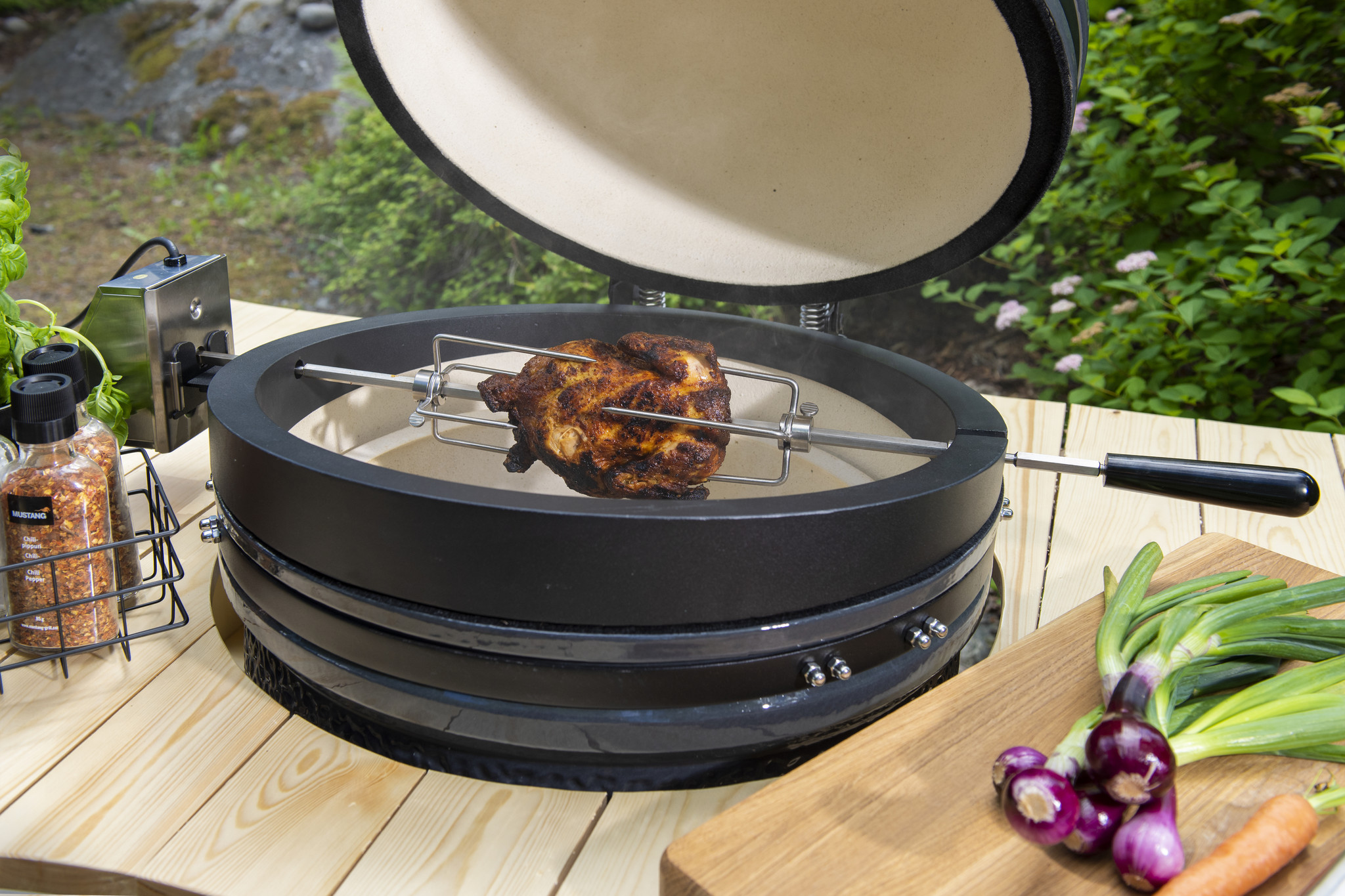 Mustang Rotisserie kit voor Kamado L