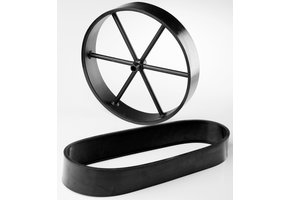 Joe's BBQ rubberen loopvlak voor 16" wielen, - breedte 7 cm set van 2 stuks