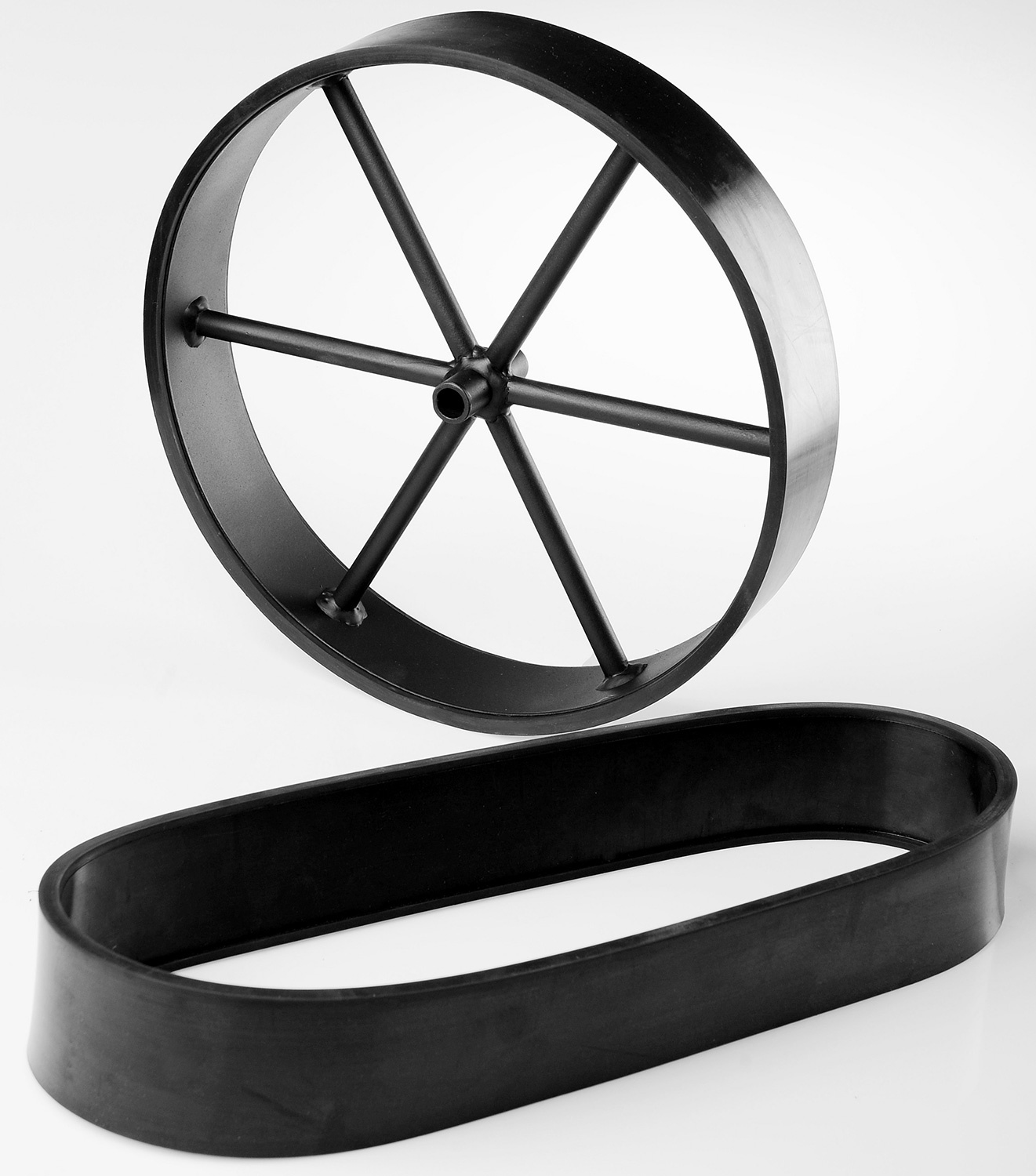 Joe's BBQ rubberen loopvlak voor 16" wielen, - breedte 7 cm set van 2 stuks