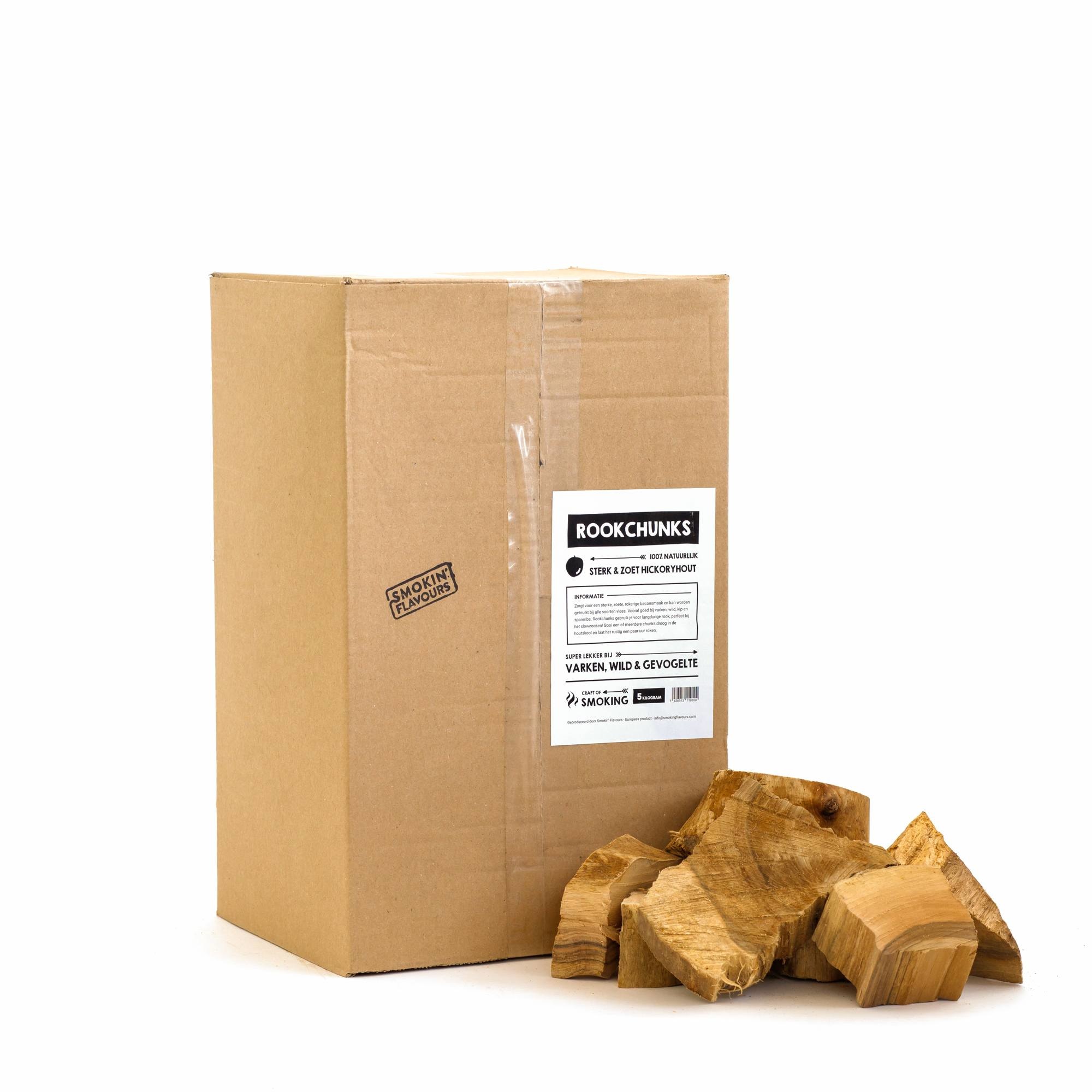 Smokin’ Flavours Rookchunks hickory 5kg