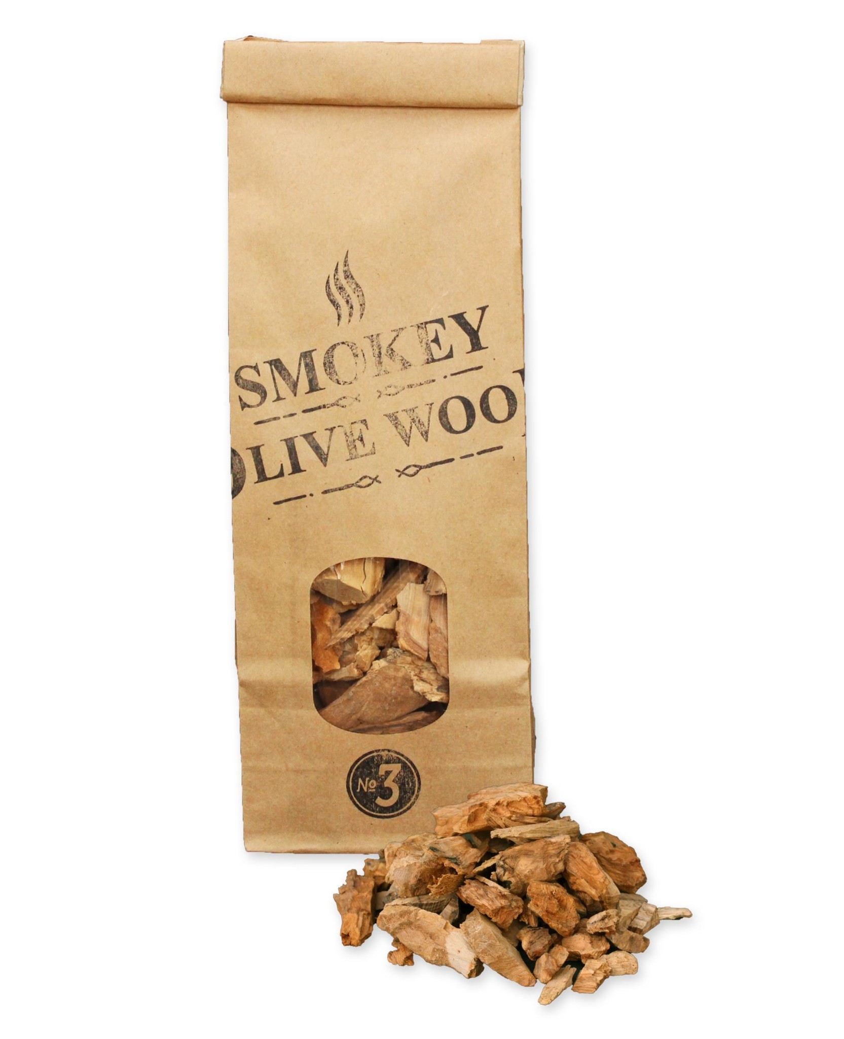 Smokey Olive Wood Olijf Rookchips Nº3 500 ml