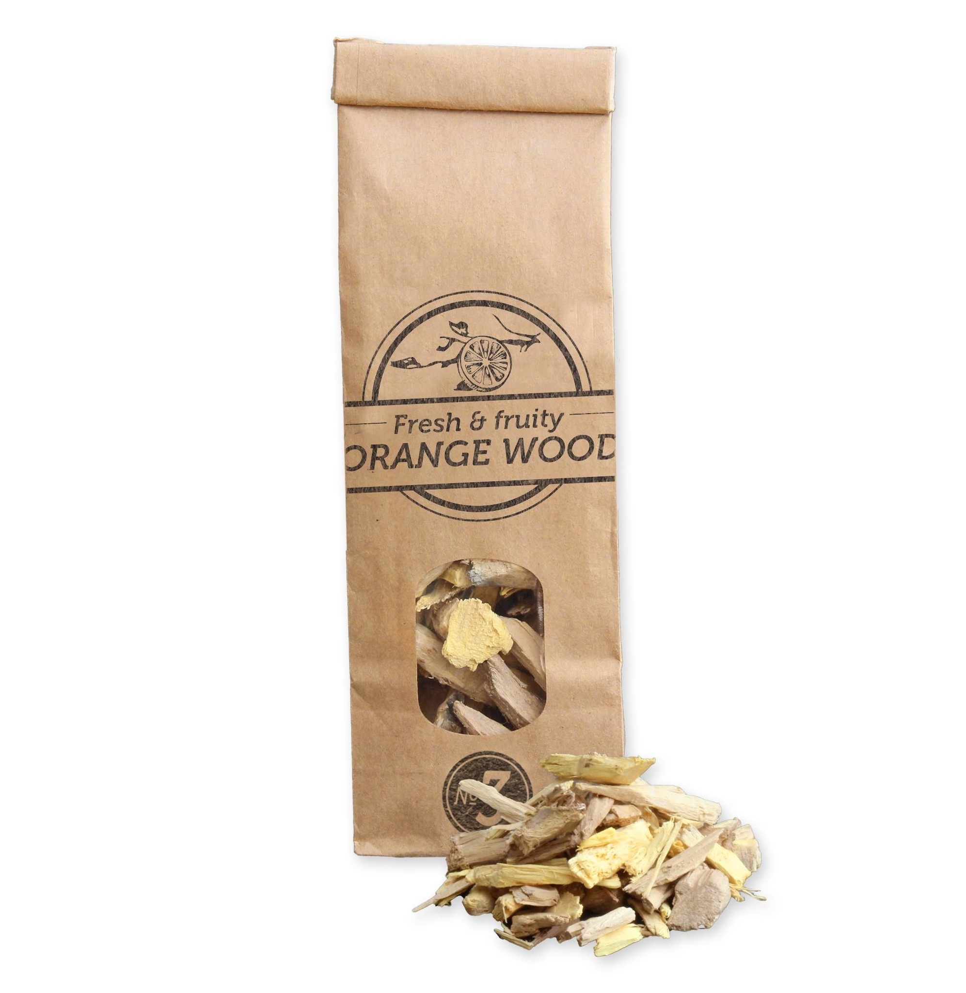 Smokey Olive Wood Sinaasappel Rookchips Nº3 500 ml