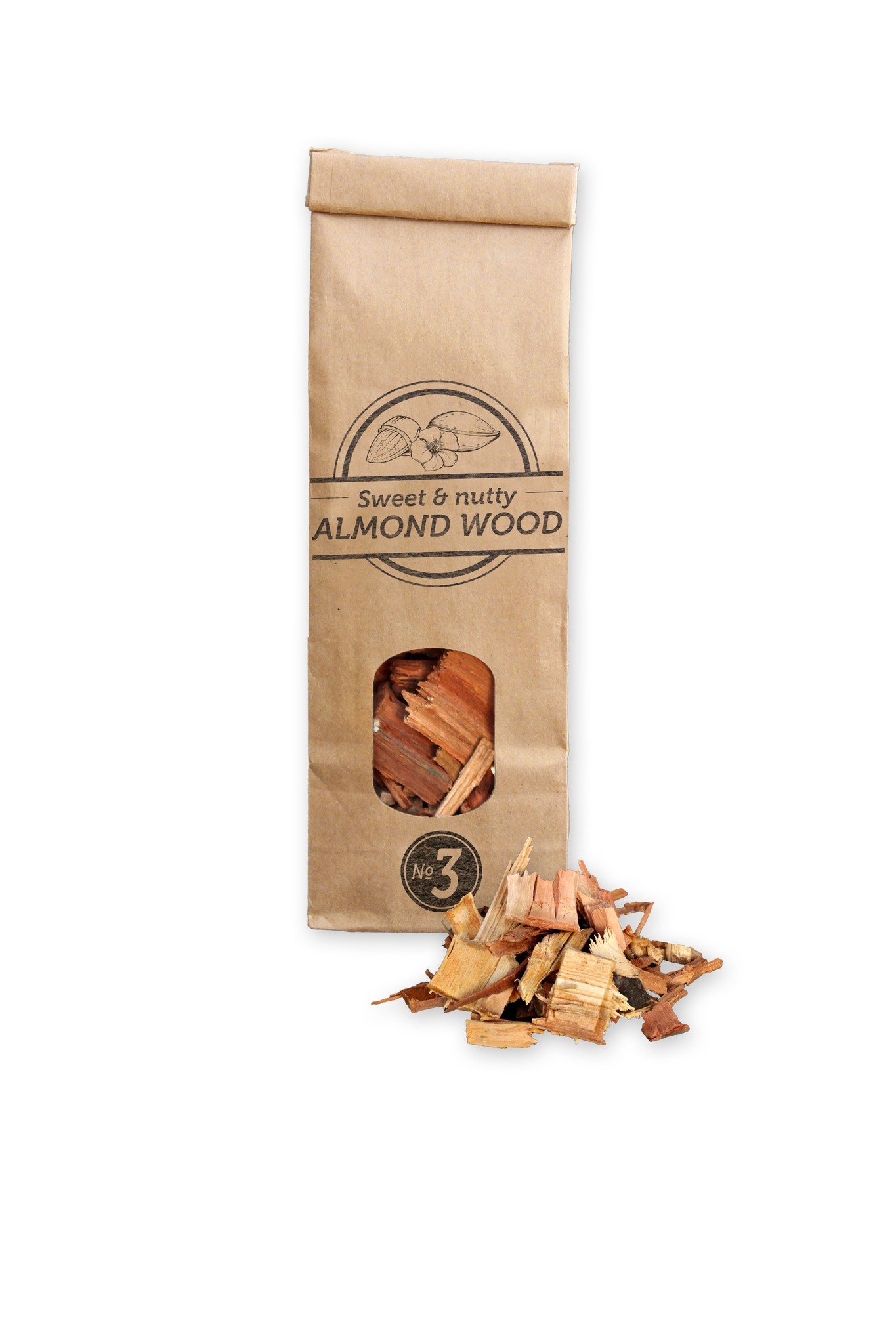 Smokey Olive Wood Amandel Rookchips Nº3 500 ml