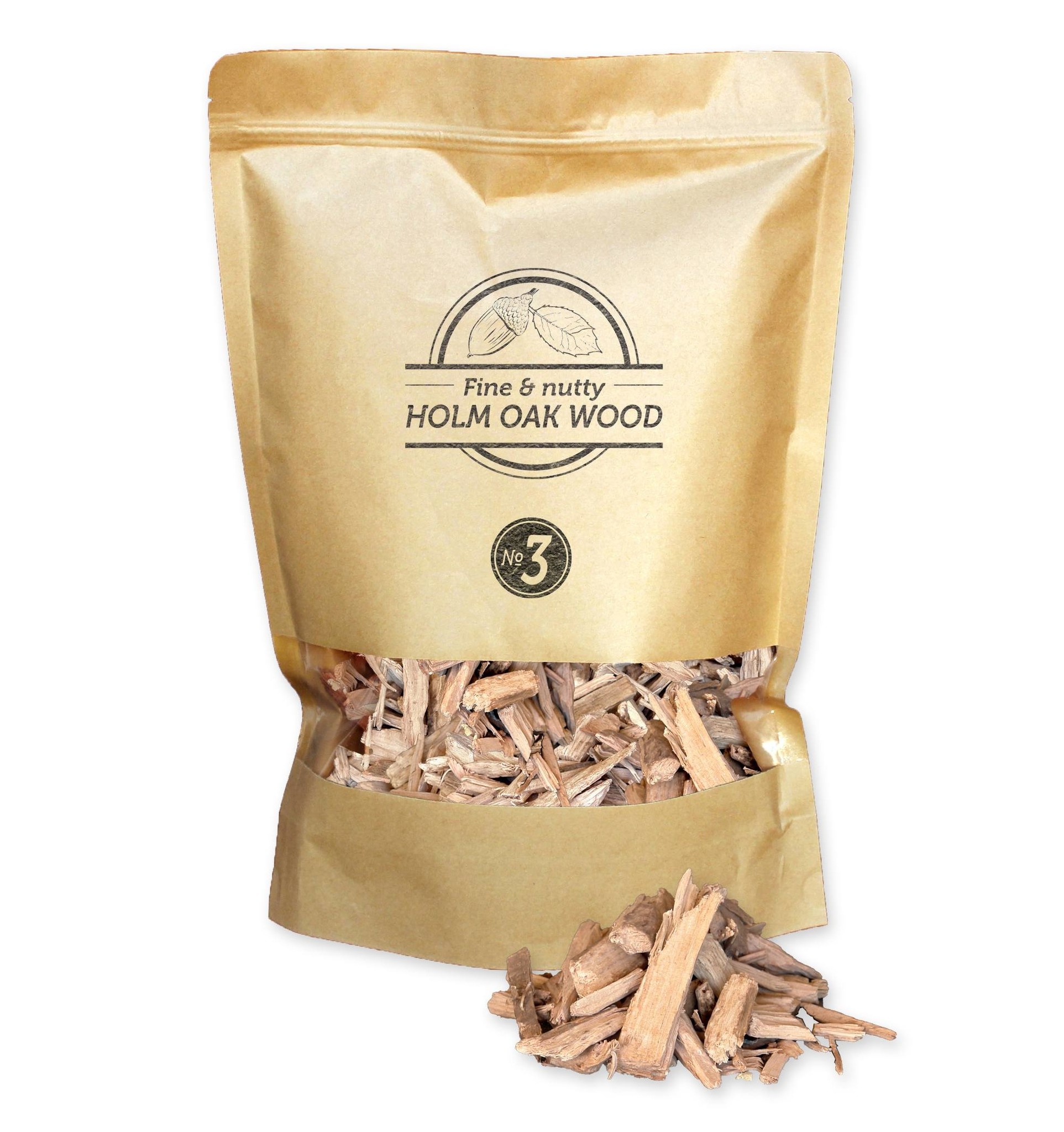 Smokey Olive Wood Steeneik Rookchips Nº3 1700 ml