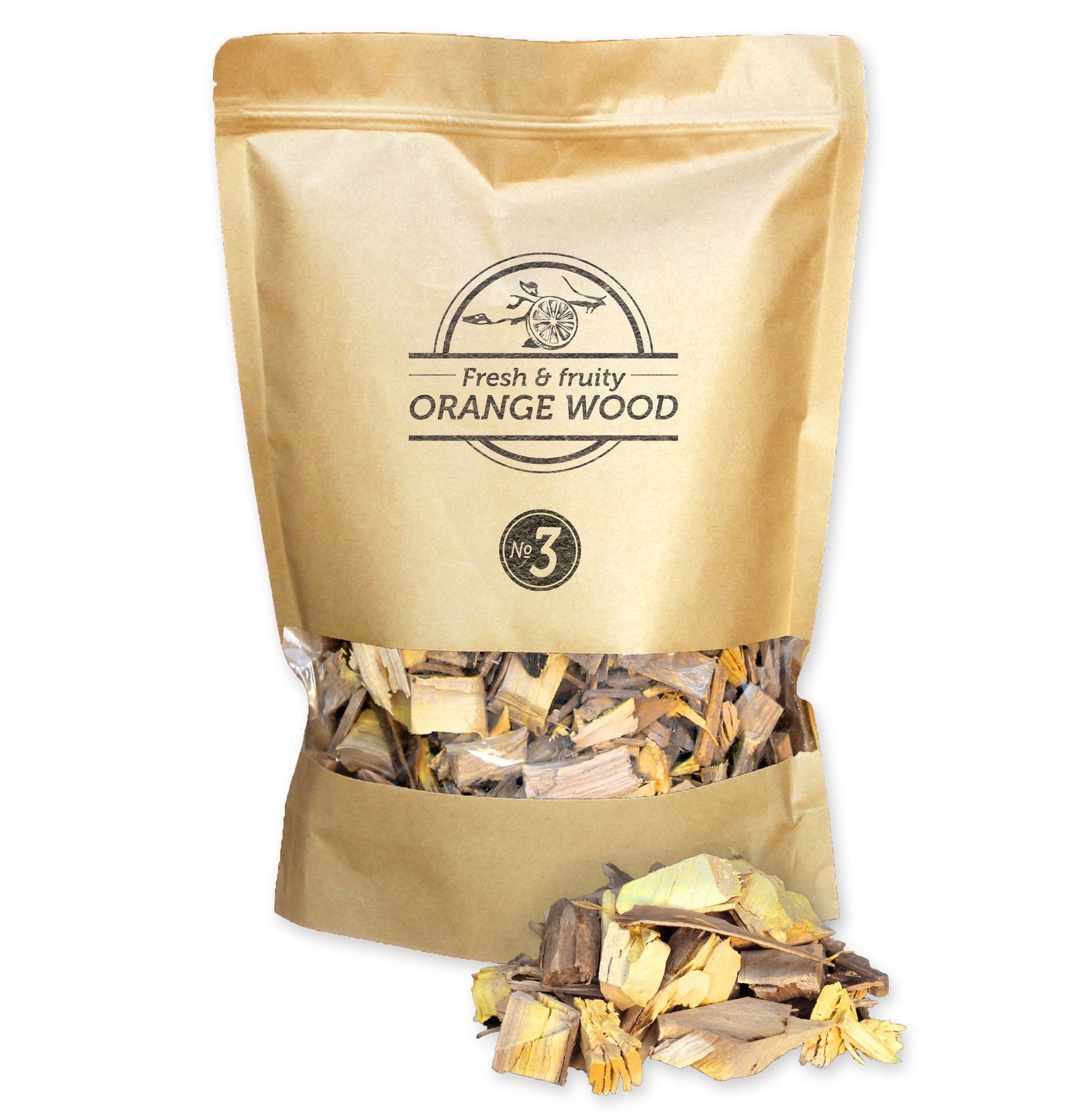Smokey Olive Wood Sinaasappel Rookchips Nº3 1700 ml