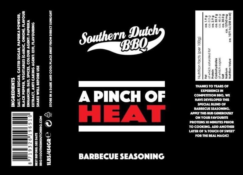 Southern Dutch BBQ 'A Pinch Of Heat - 454 Gram