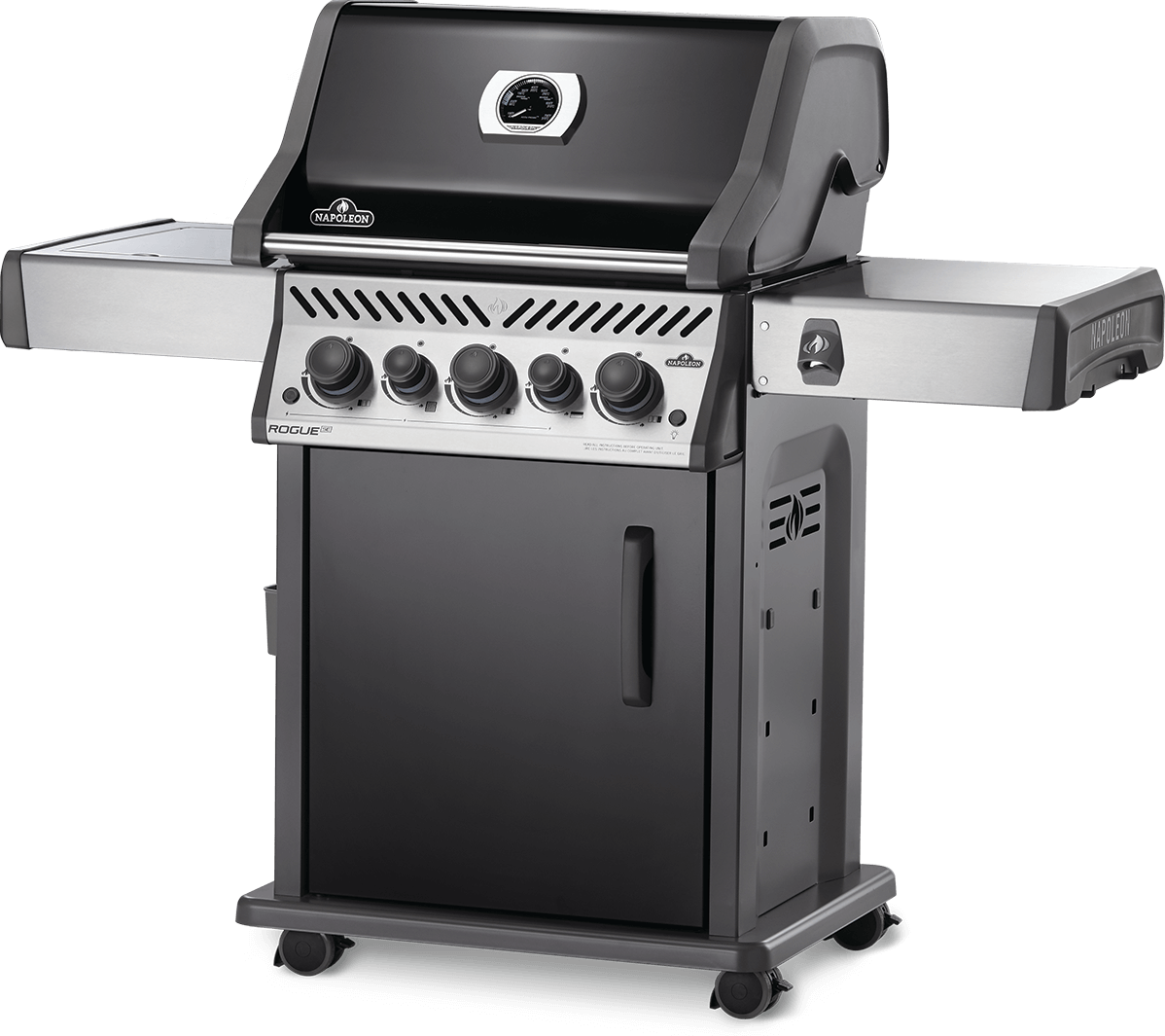 Napoleon Rogue SE 425 RSIB Gasbarbecue Zwart incl. draaispit (Showmodel)