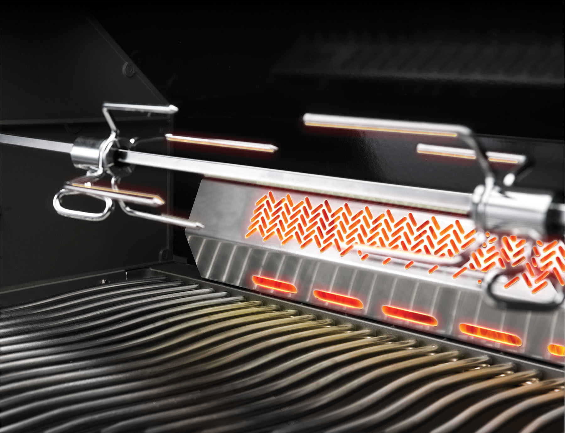 Napoleon Prestige PRO 665 RSIB Gasbarbecue incl. draaispit RVS