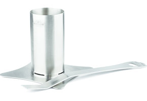 Napoleon RVS gevogeltehouder met afneembaar handvat en flessenopener