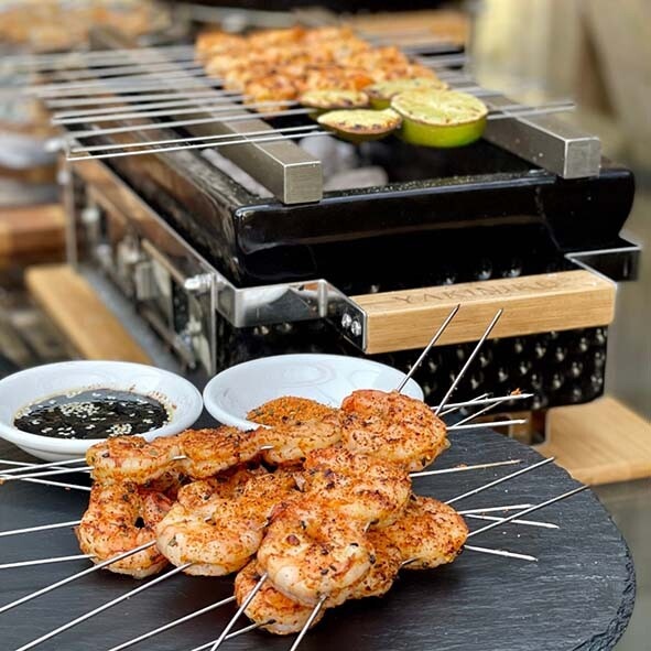 Yakiniku BBQ Spiesen 1,5 mm in Opbergkoker - 20 stuks