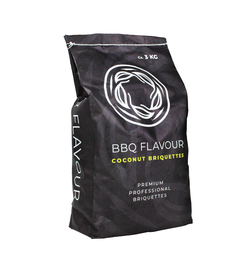 BBQ Flavour Coconut Briketten 3 kg