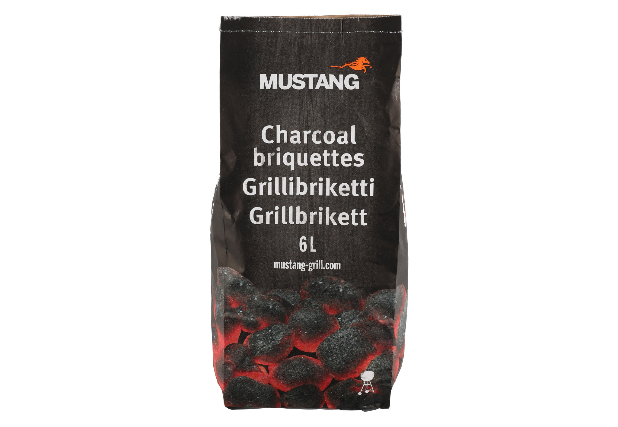 Mustang Houtskoolbriketten 2 kg
