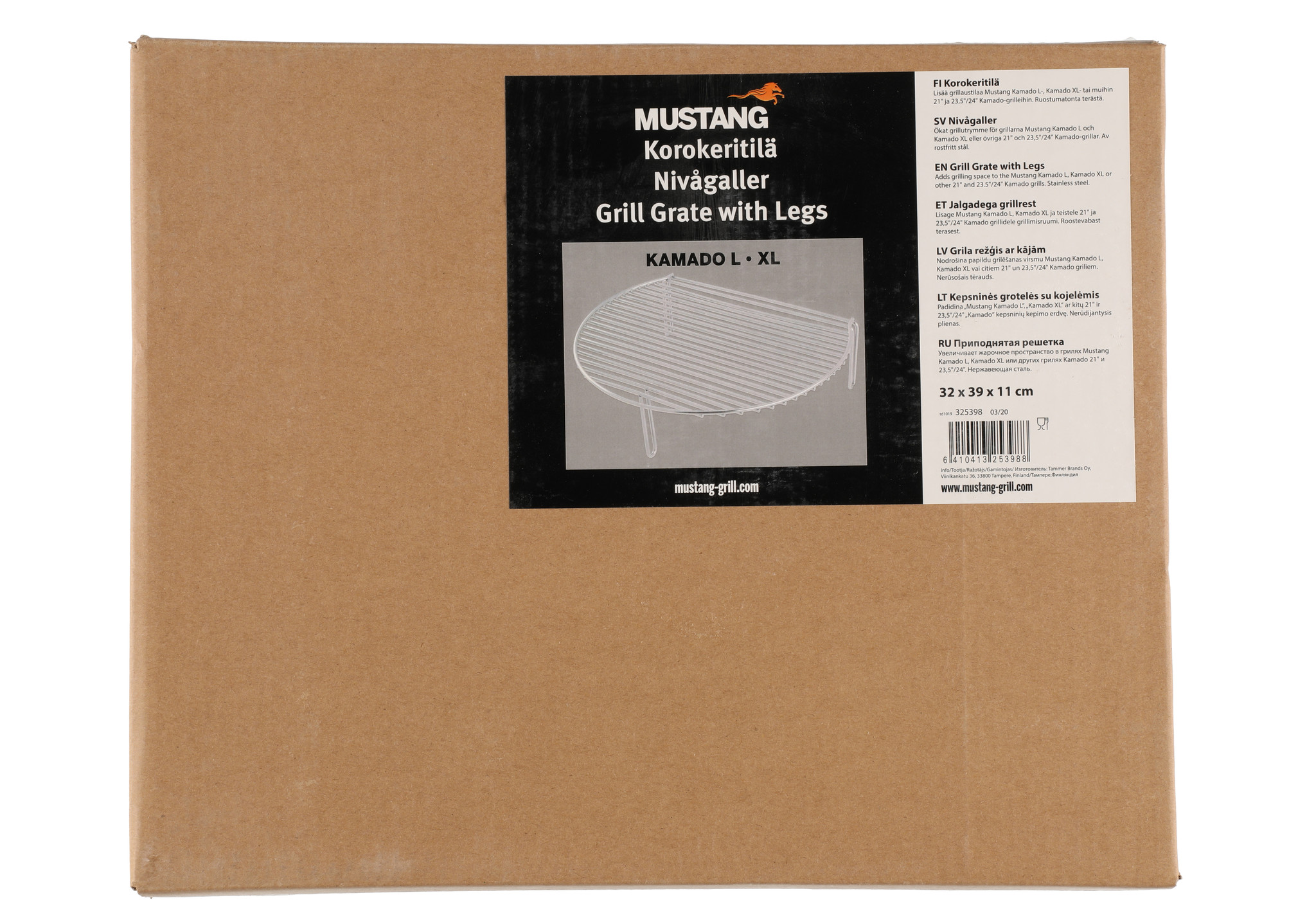 Mustang Roosteruitbreiding voor Kamado L en XL