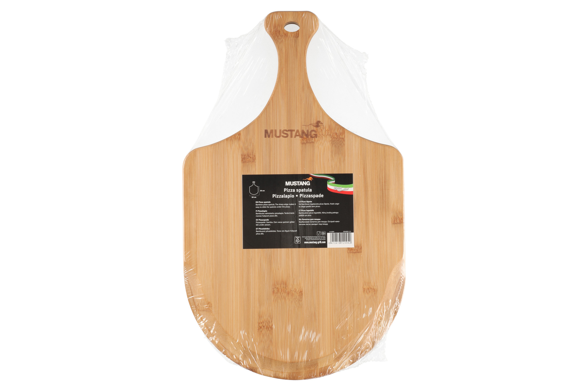 Mustang 12″ Bamboe serveer en bereidings peel